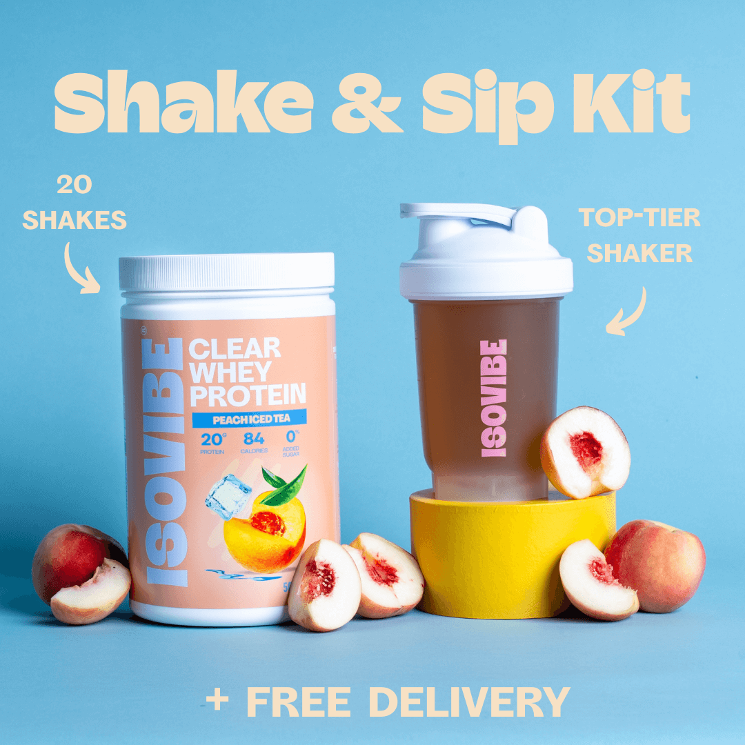 Peach Iced Tea Shake & Sip Kit - Isovibe
