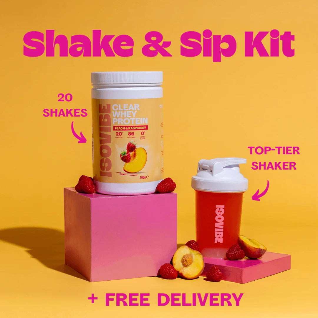 Peach & Raspberry Shake & Sip Kit - Isovibe