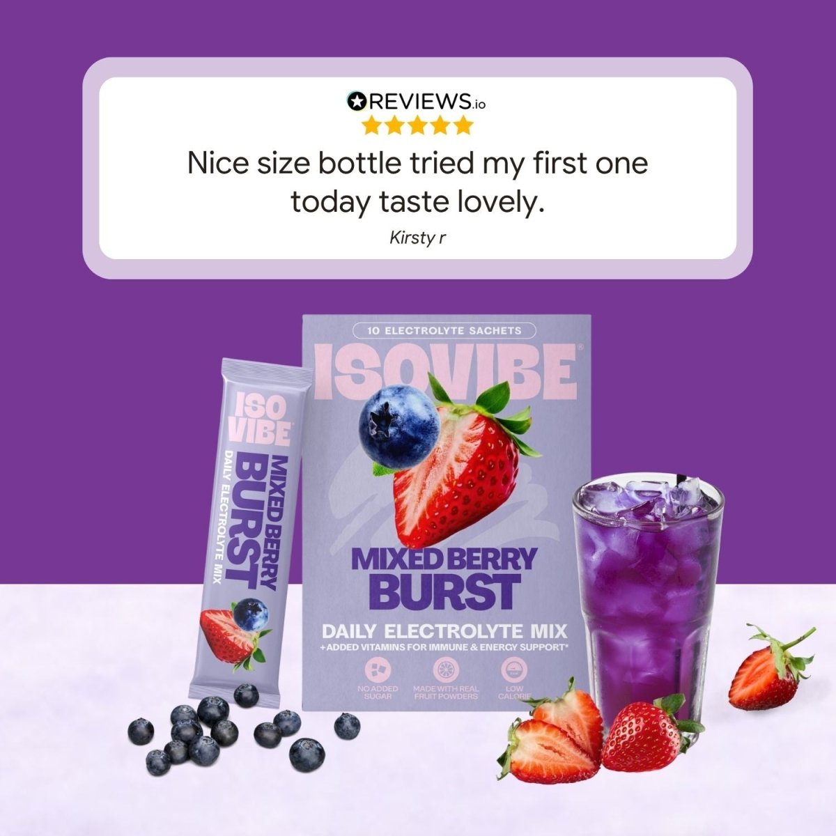 Mixed Berry Electrolyte Mix - Isovibe