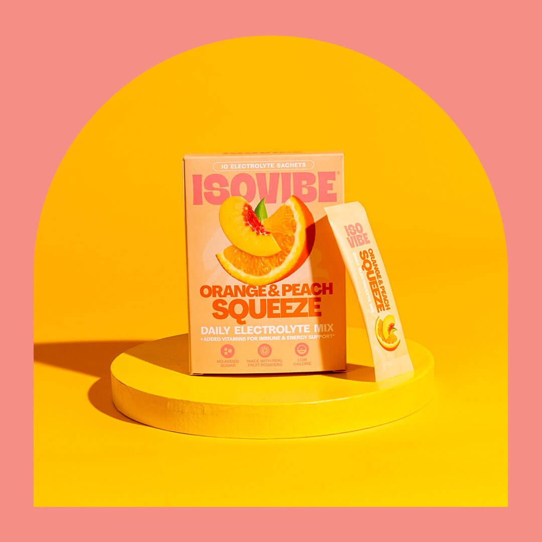 Orange & Peach Electrolyte Mix - Isovibe