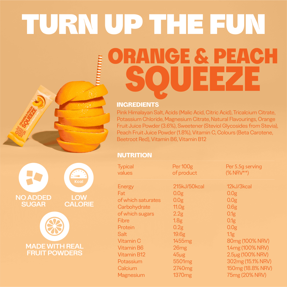 Orange & Peach Electrolytes Starter Kit - Isovibe