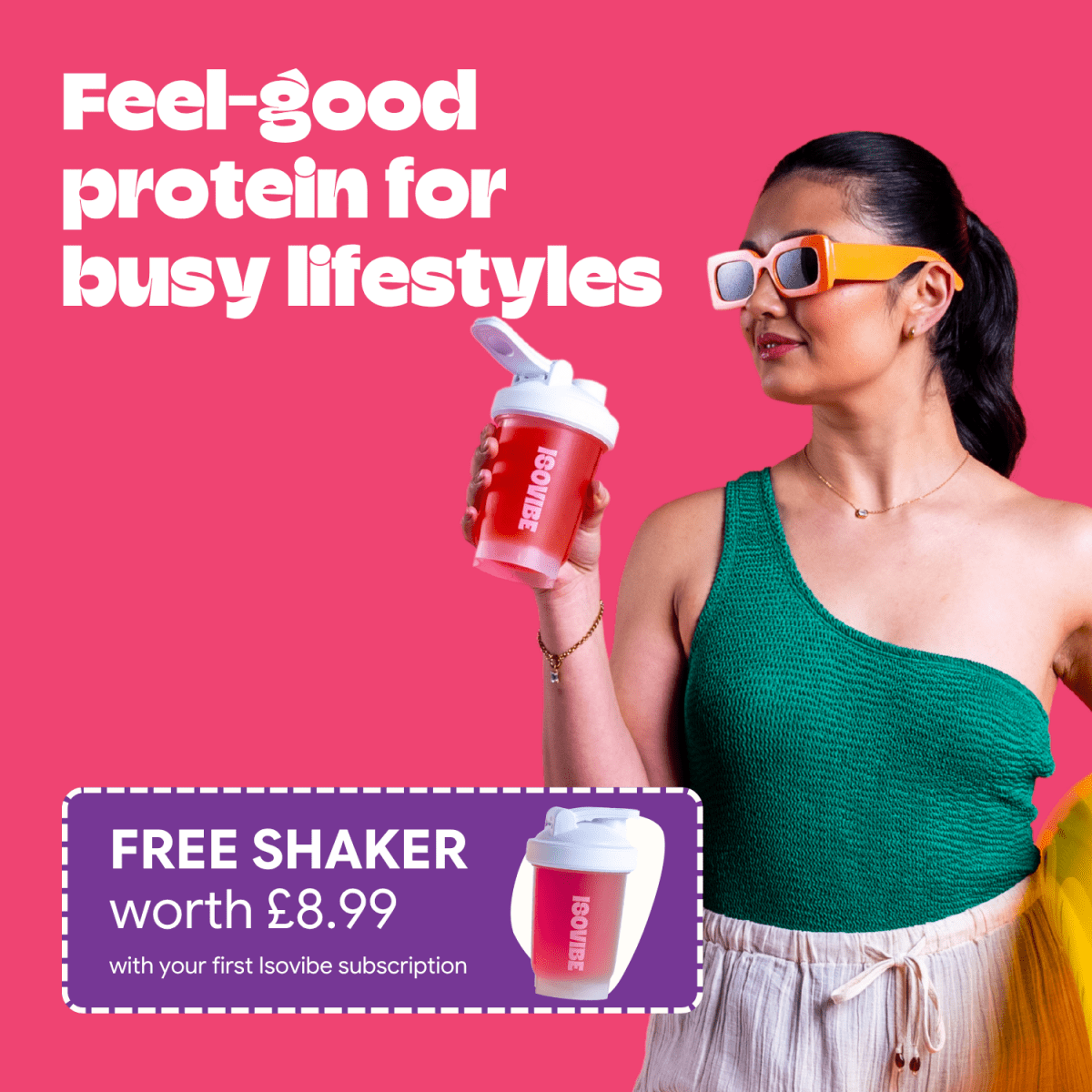 Peach & Raspberry Clear Whey Protein - Isovibe