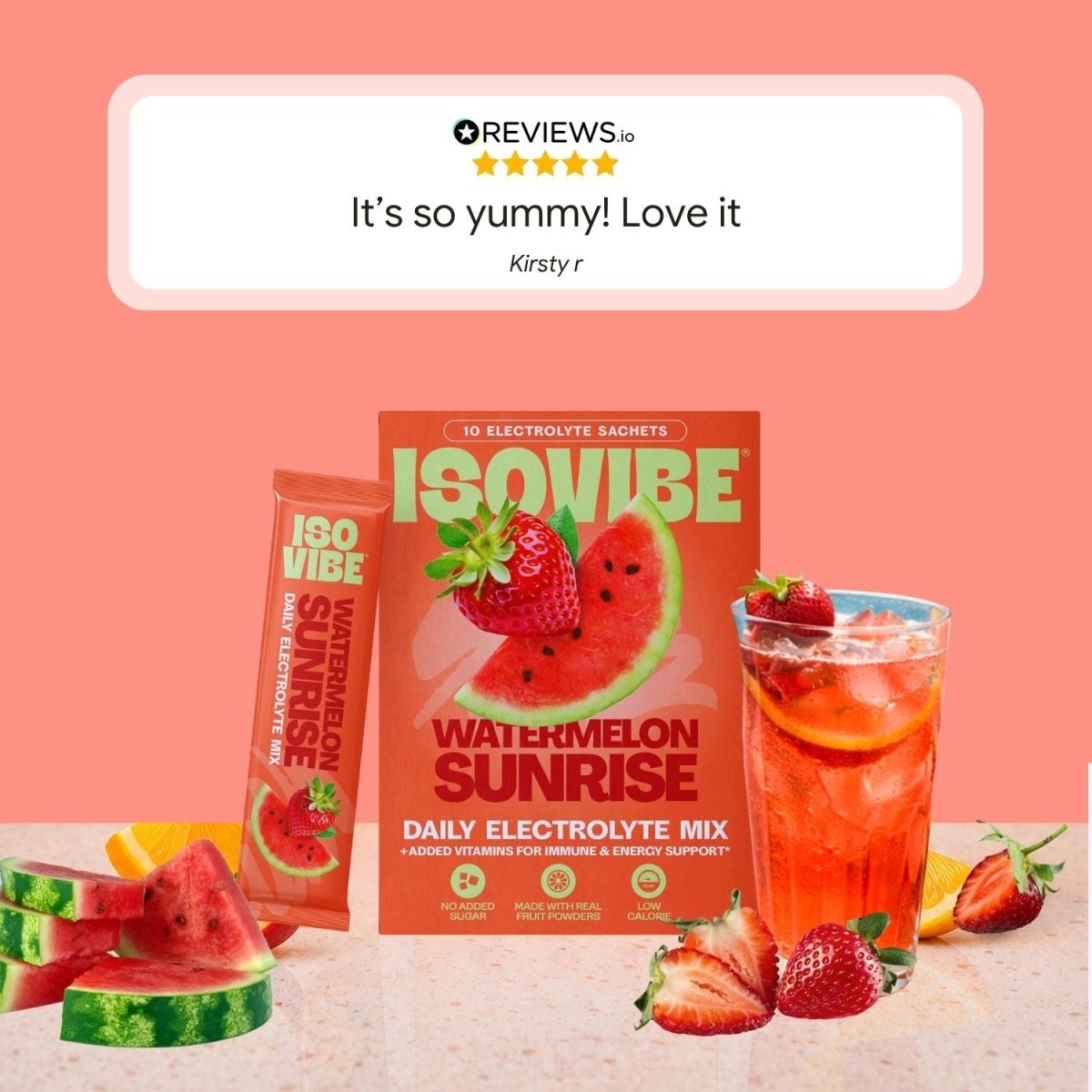 Pink Lemonade Electrolyte Mix (Test) - Isovibe