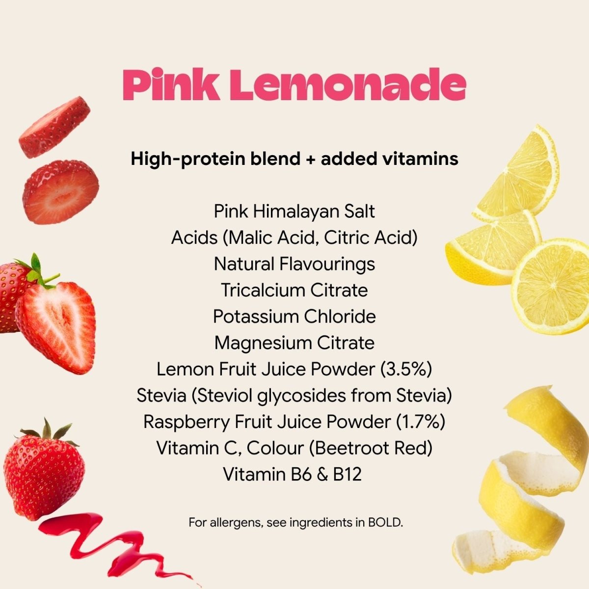 Pink Lemonade Electrolyte Mix (Test) - Isovibe