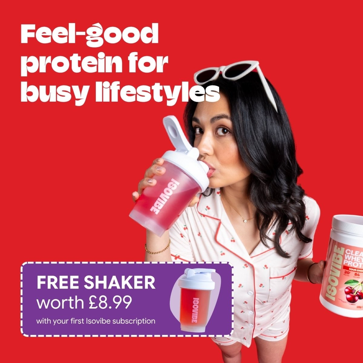 Sour Cherry Clear Whey Protein - Isovibe