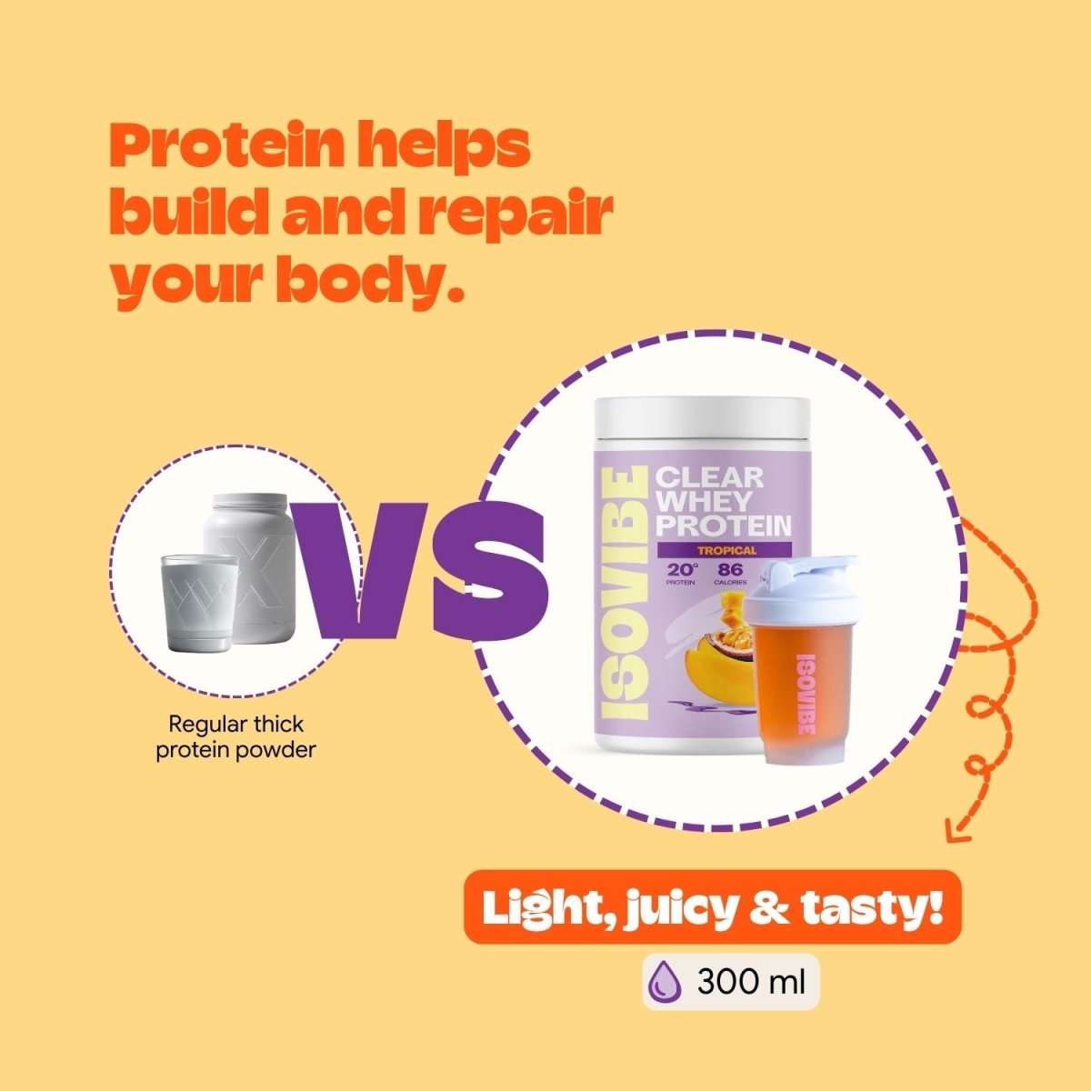 Tropical Clear Whey Protein - Isovibe