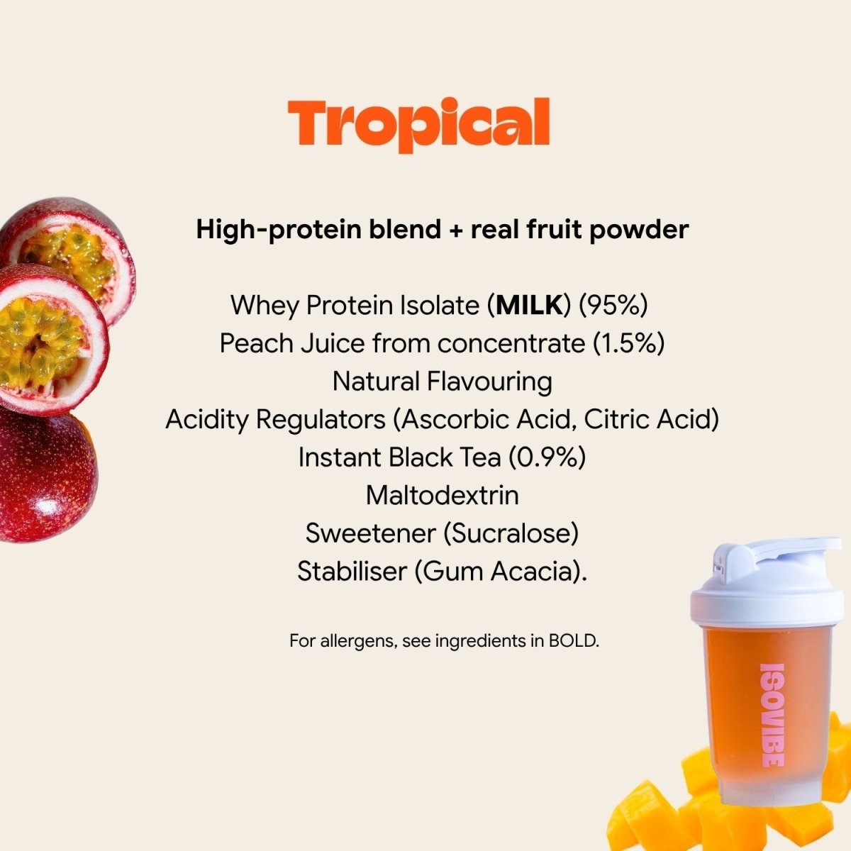 Tropical Clear Whey Protein - Isovibe