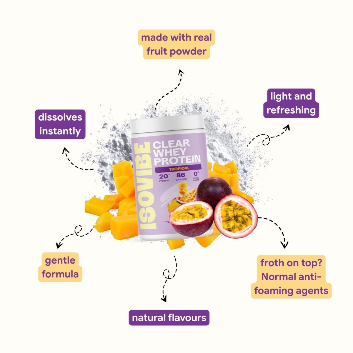 Tropical Clear Whey Protein - Isovibe