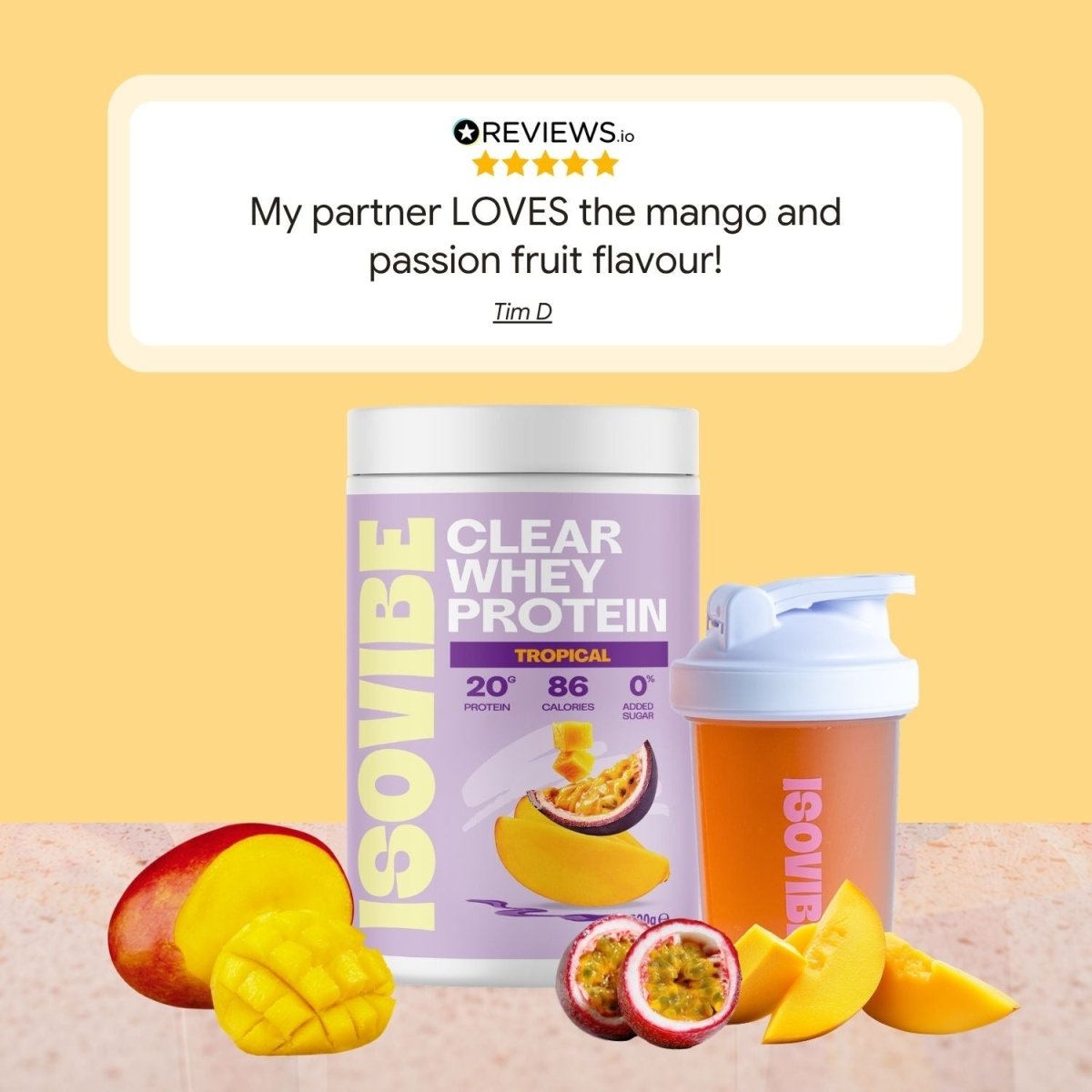 Tropical Clear Whey Protein - Isovibe