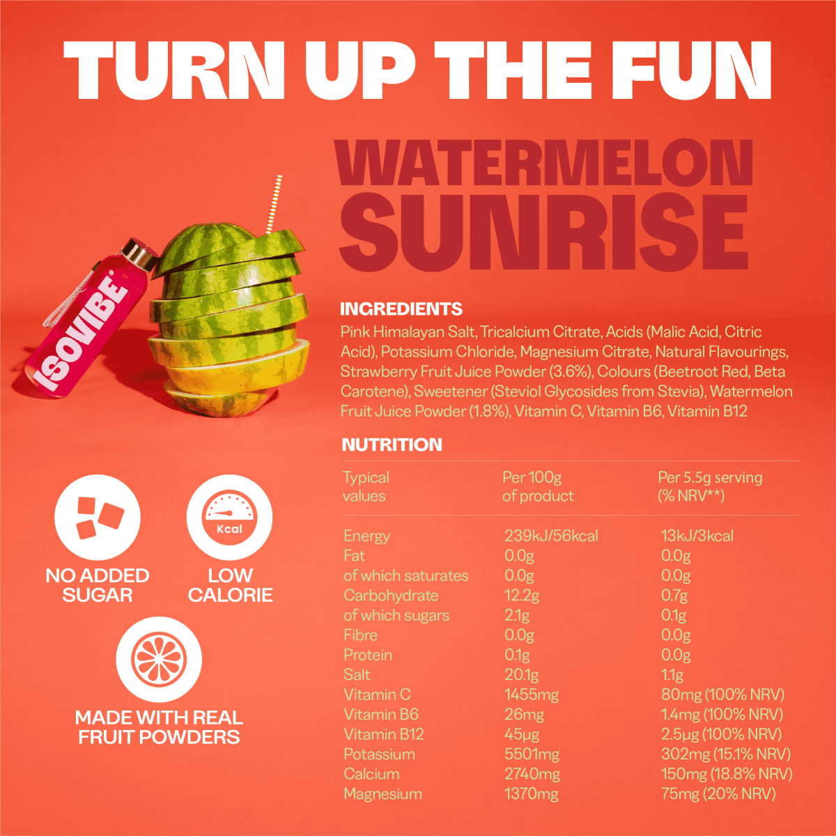 Watermelon Sunrise Electrolytes Starter Kit - Isovibe